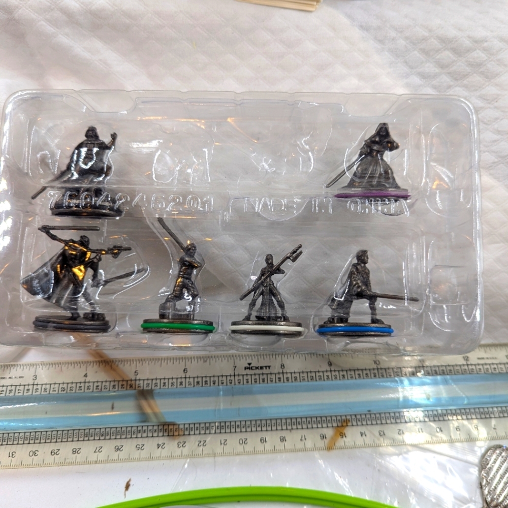 Star Wars Edition Monopoly Replacement Tokens 6 Pieces Pewter Figures